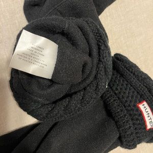 Black Hunter boots tall sock liners